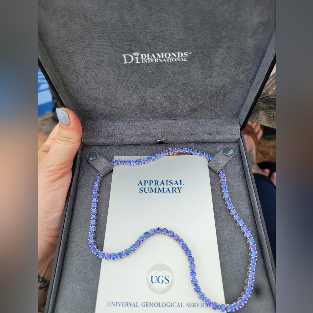 Natural Tanzanite Necklace